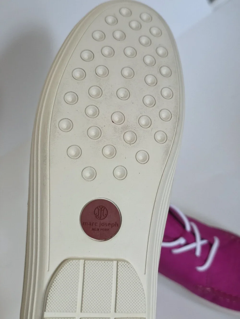 Marc Joseph NY Fuchsia Suede Moccasin Booties Girls Size 3 Youth NEW